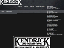 Tablet Screenshot of kendrick-auto.com